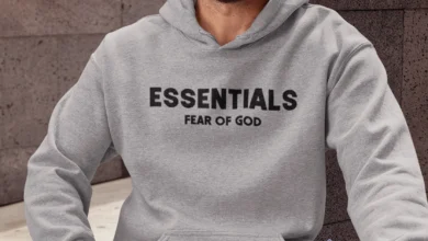 brown essentials hoodie