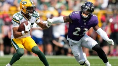 Baltimore Ravens vs Green Bay Packers Match Player Stats