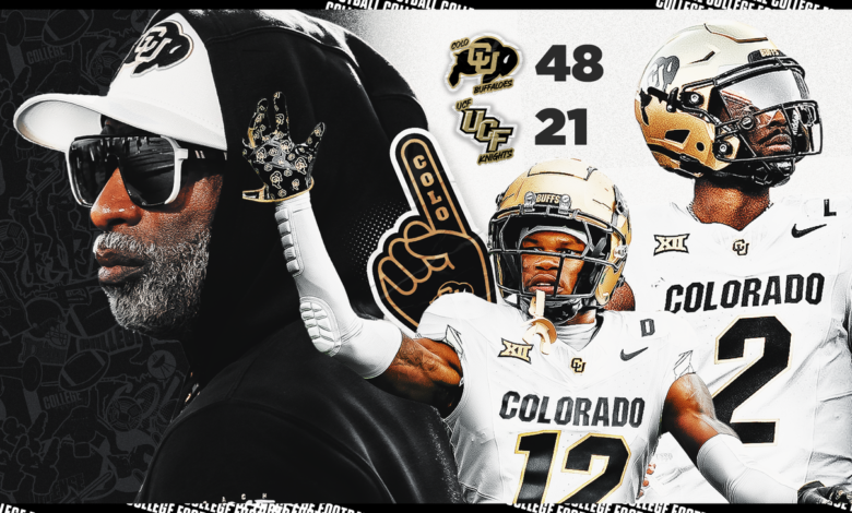 UCF Knights Football vs Colorado Buffaloes Football Match Player Stats