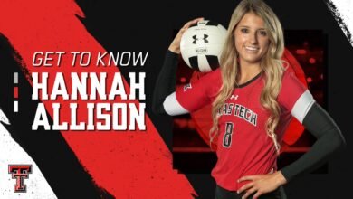 Hannah Allison Texas Tech Volleyball