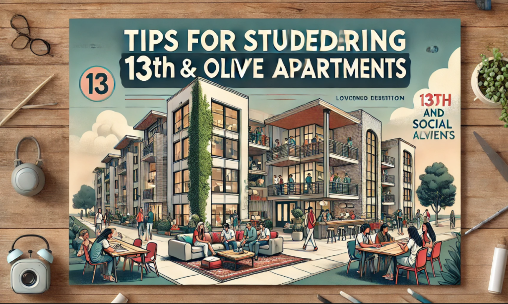 Tips for Students Considering 13th and Olive Apartments