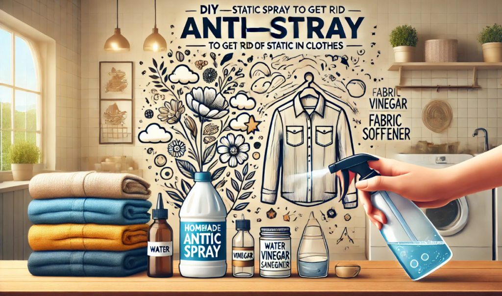 DIY Anti-Static Spray to Get Rid of Static in Clothes