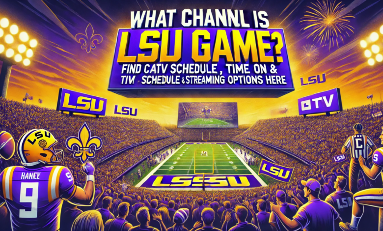 What Channel Is LSU Game On